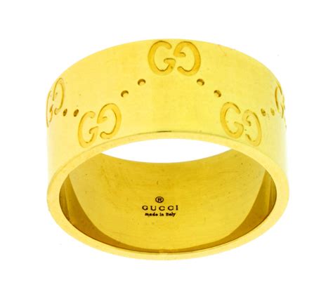 gucci 18kt ring controllato|gucci ring 18k yellow gold.